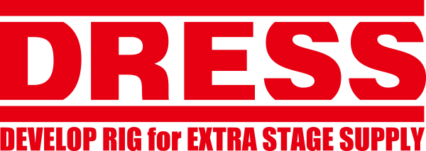 DRESS official red brand logo