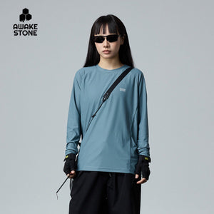 Awakestone crewneck UPF 50+ long sleeve fishing shirt