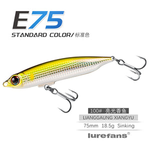 Lurefans EURUS 75 minnow colour option
