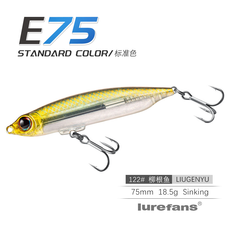 Lurefans EURUS 75 hardbody lure detail