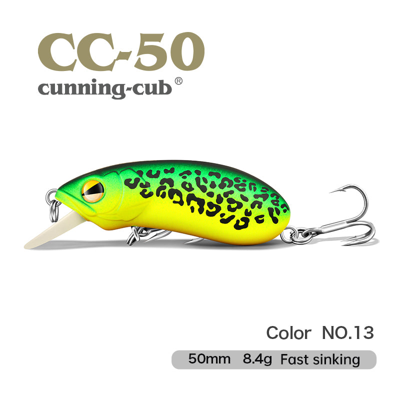 Lurefans CC50 Cunning Cub crankbait specifications