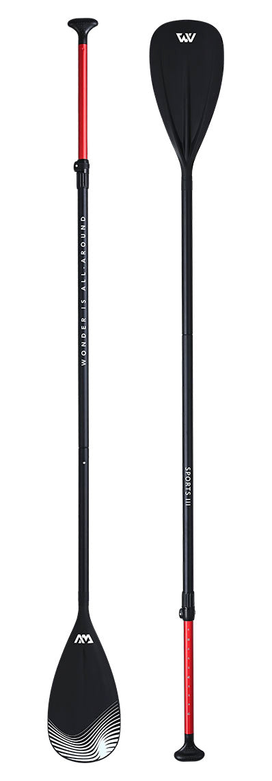 Aqua Marina SPORTS III adjustable 3-piece aluminum alloy SUP paddle