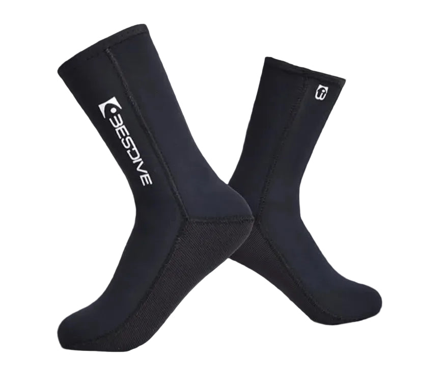 3mm Nylon Diving Crew Socks
