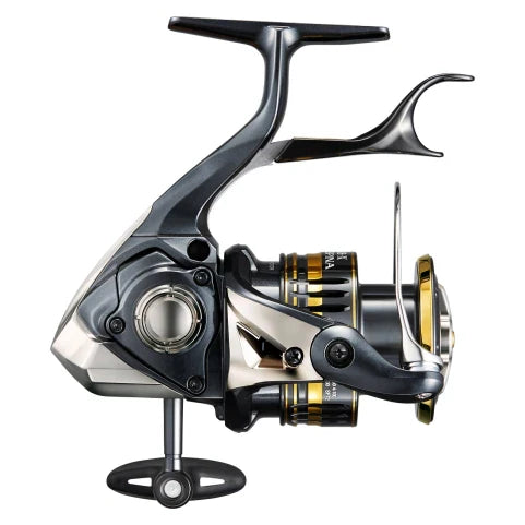 Shimano 23 BB-X Despina lever drag spinning reel – side profile