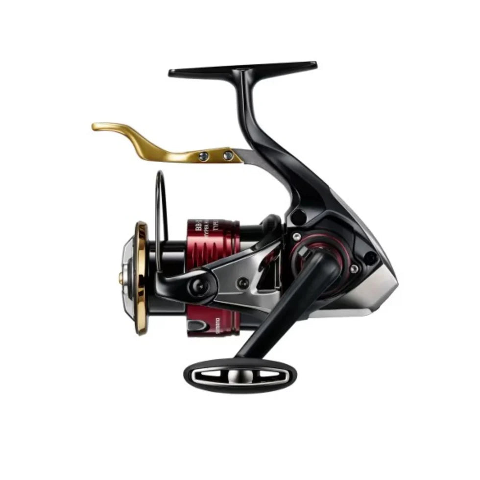 Shimano BB-X lever drag spinning reel – angled product view