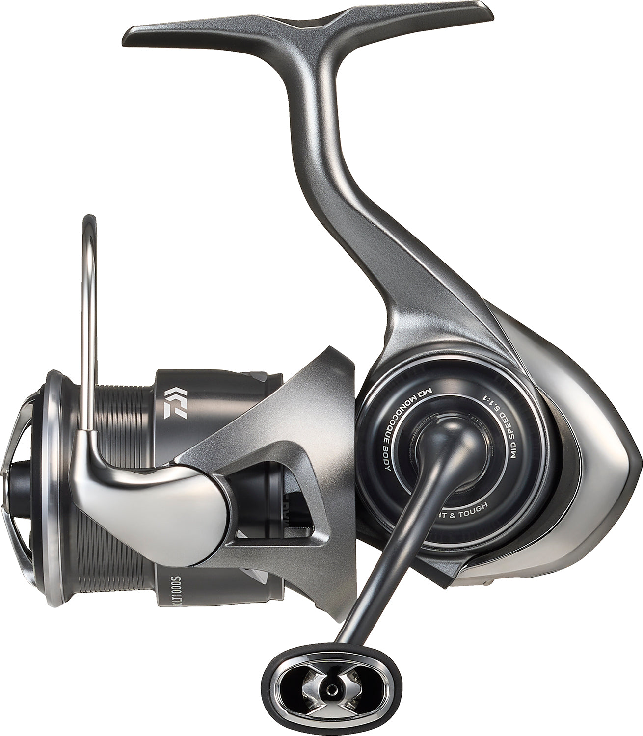 Daiwa 25 Caldia spinning reel – angled product view