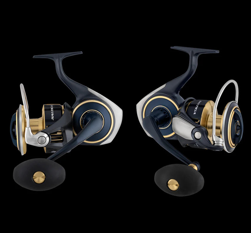 Daiwa 25 Saltiga offshore spinning reel – side profile
