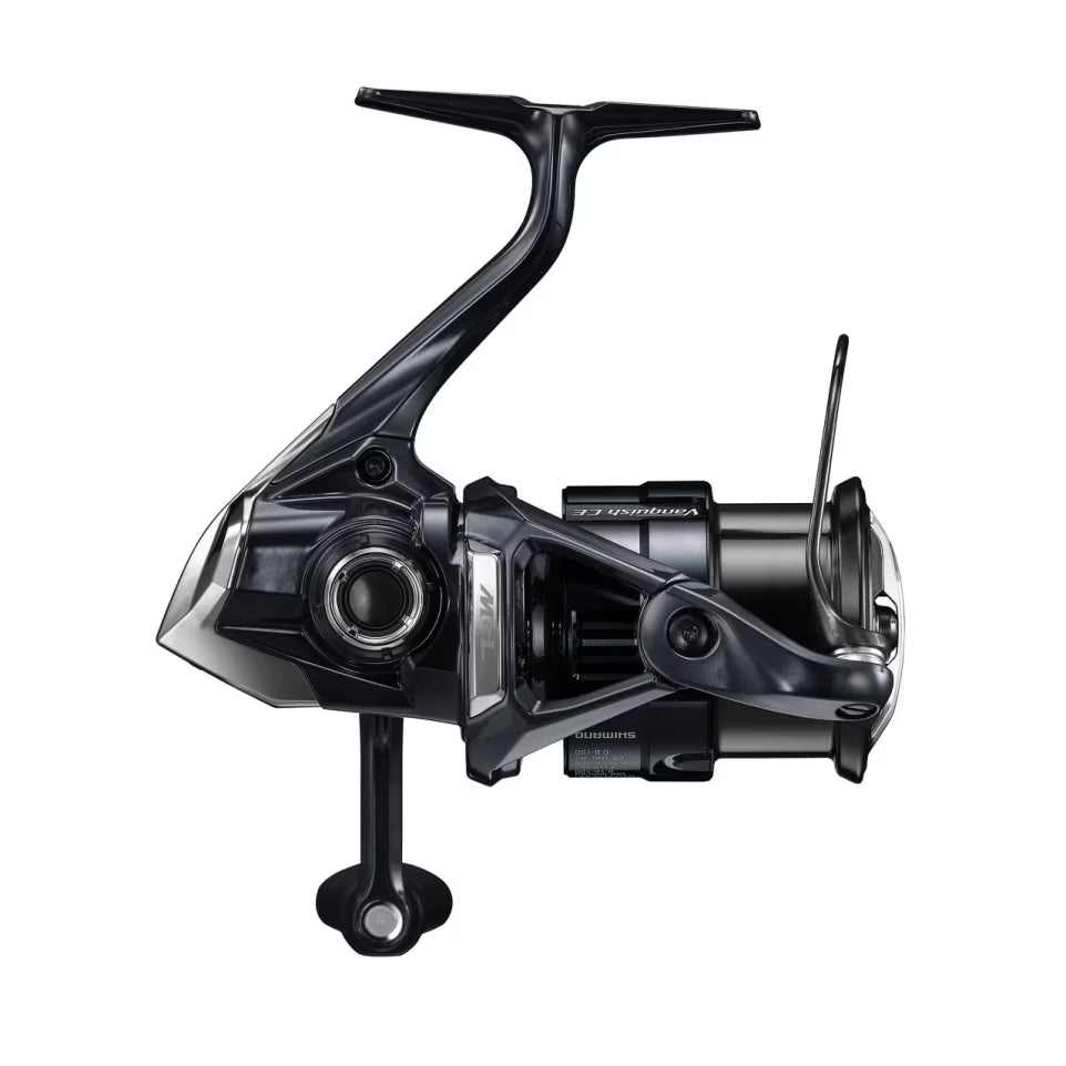 Shimano 26 Vanquish CE spinning reel – side profile