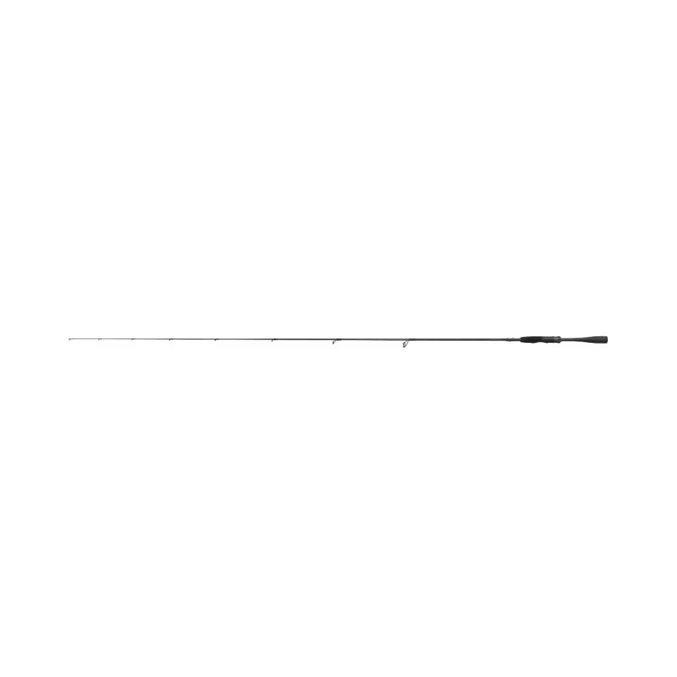 Shimano 26 Zodias spinning rod reel seat and Carbon Monocoque handle close-up