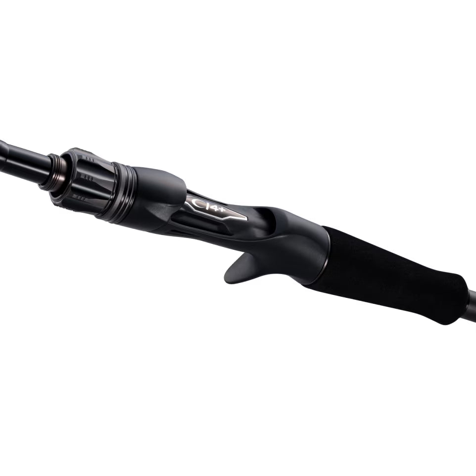 Shimano 26 Zodias spinning rod guides and blank construction close-up