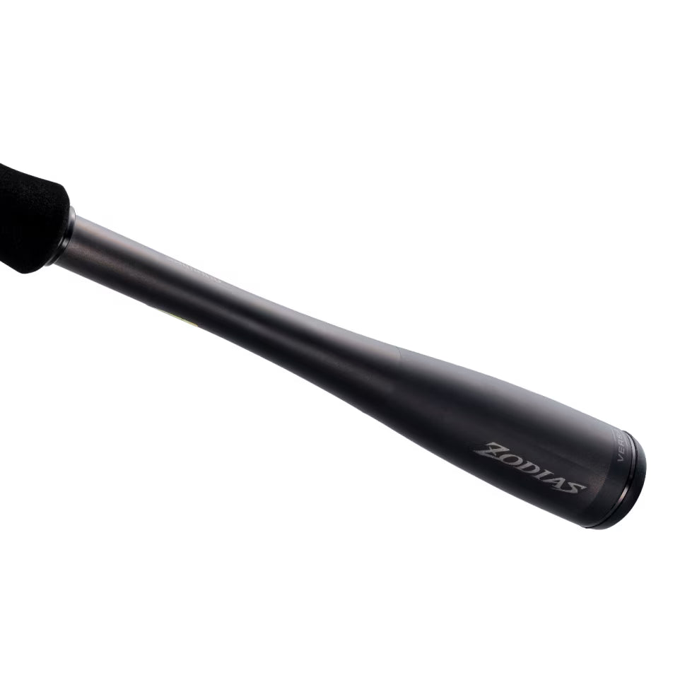 Shimano 26 Zodias spinning rod butt section and foregrip detail