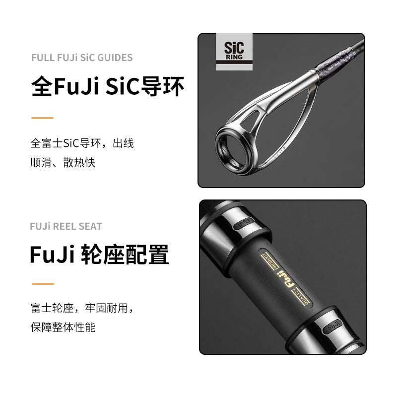 Ecooda GT-Fisher Black Light BJ 61H Jigging Rod