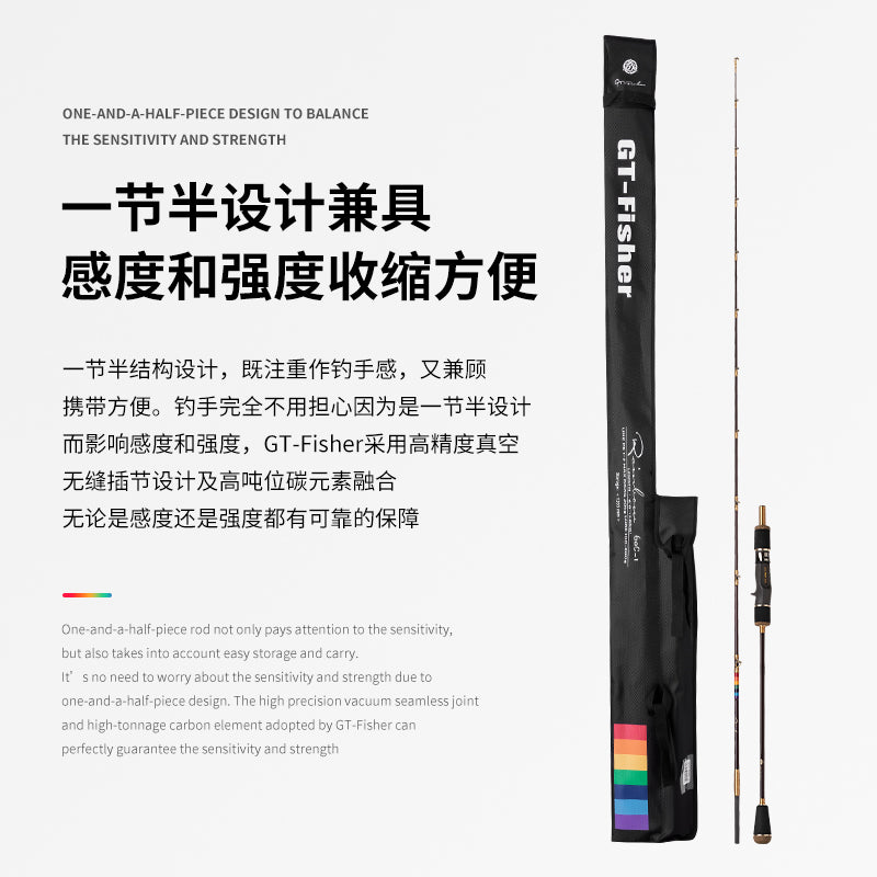 Ecooda GT-Fisher Rainbow RSJ Slow Jigging Rod