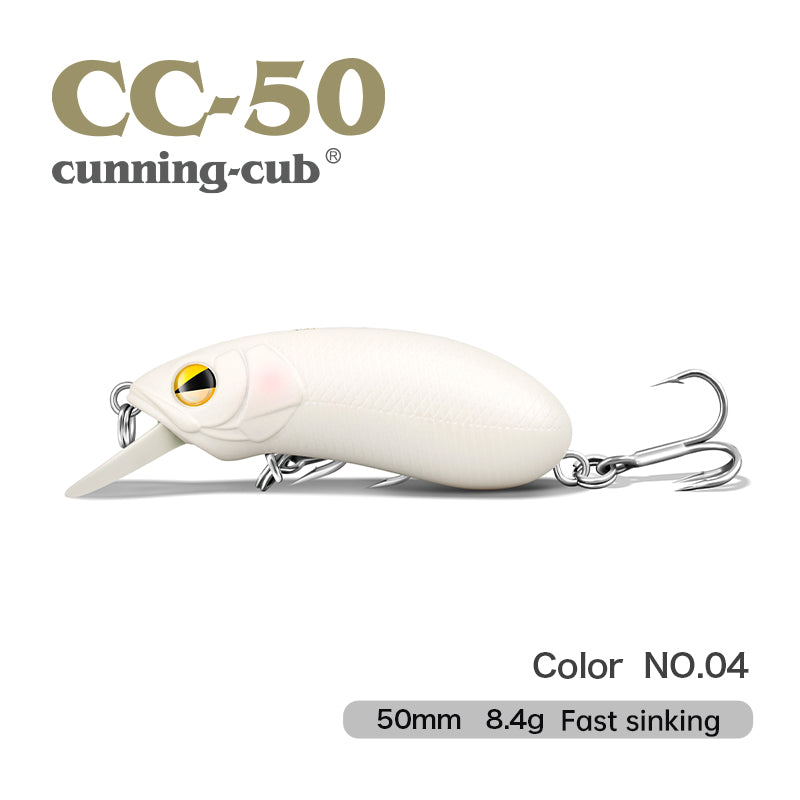 Lurefans CC50 fast-sinking crankbait detail