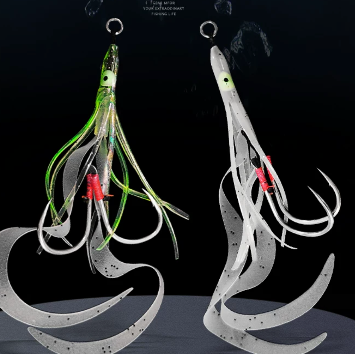 Wefox Deep Sea Assist Hooks With Glow Thread