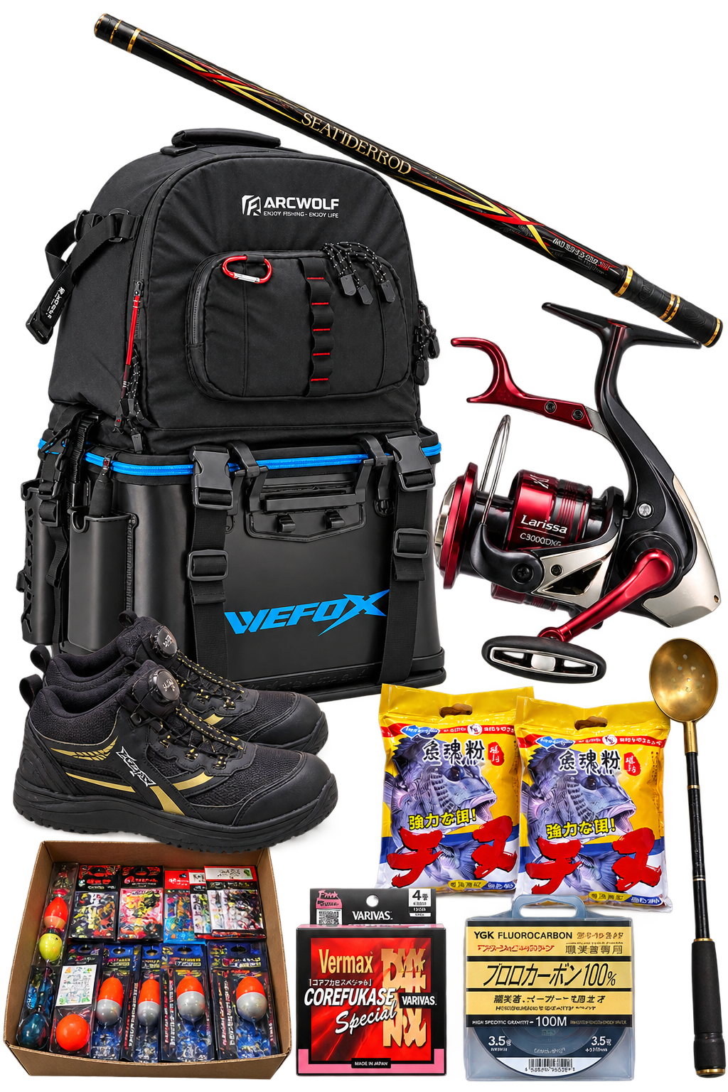 Black Drummer Bundle Set - Special Offer for DAIWA K Followers ONLY