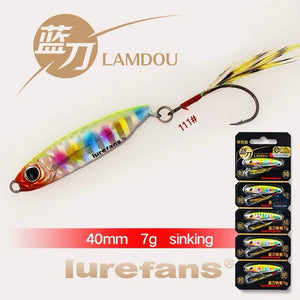 Lurefans Lamdou 7g metal jig 111 Iridescent