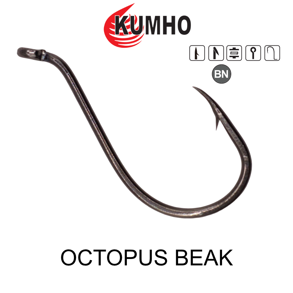 Kumho Octopus Beak Hook 1/0 pre-pack