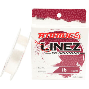 Atomic Linez Spinning FC 150m fluorocarbon line, sold at Wild Current Sydney