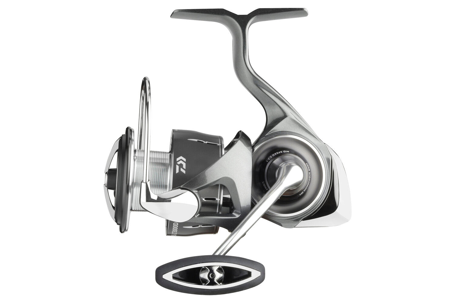 Daiwa LUVIAS spinning reel – side profile