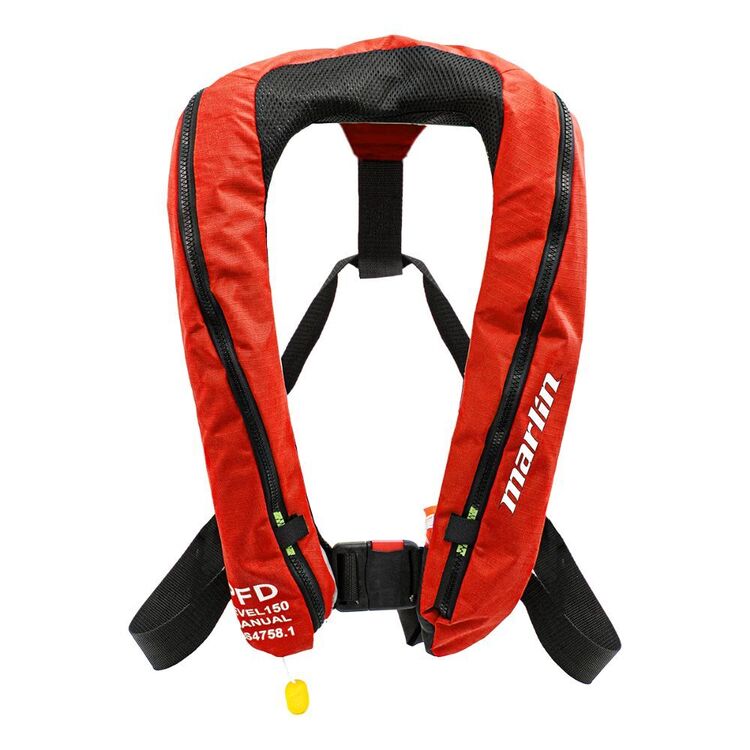 Marlin Pioneer Manual Inflatable L150 Life Jacket Adult – Offshore PFD AS4758.1
