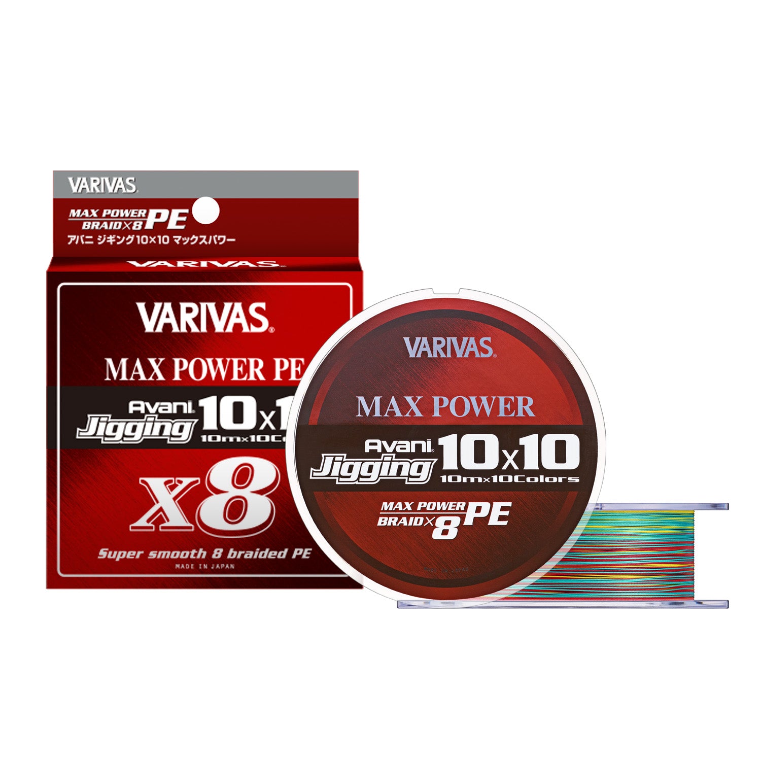 Varivas Avani Jigging 10X10 Max Power PE X8 braided line