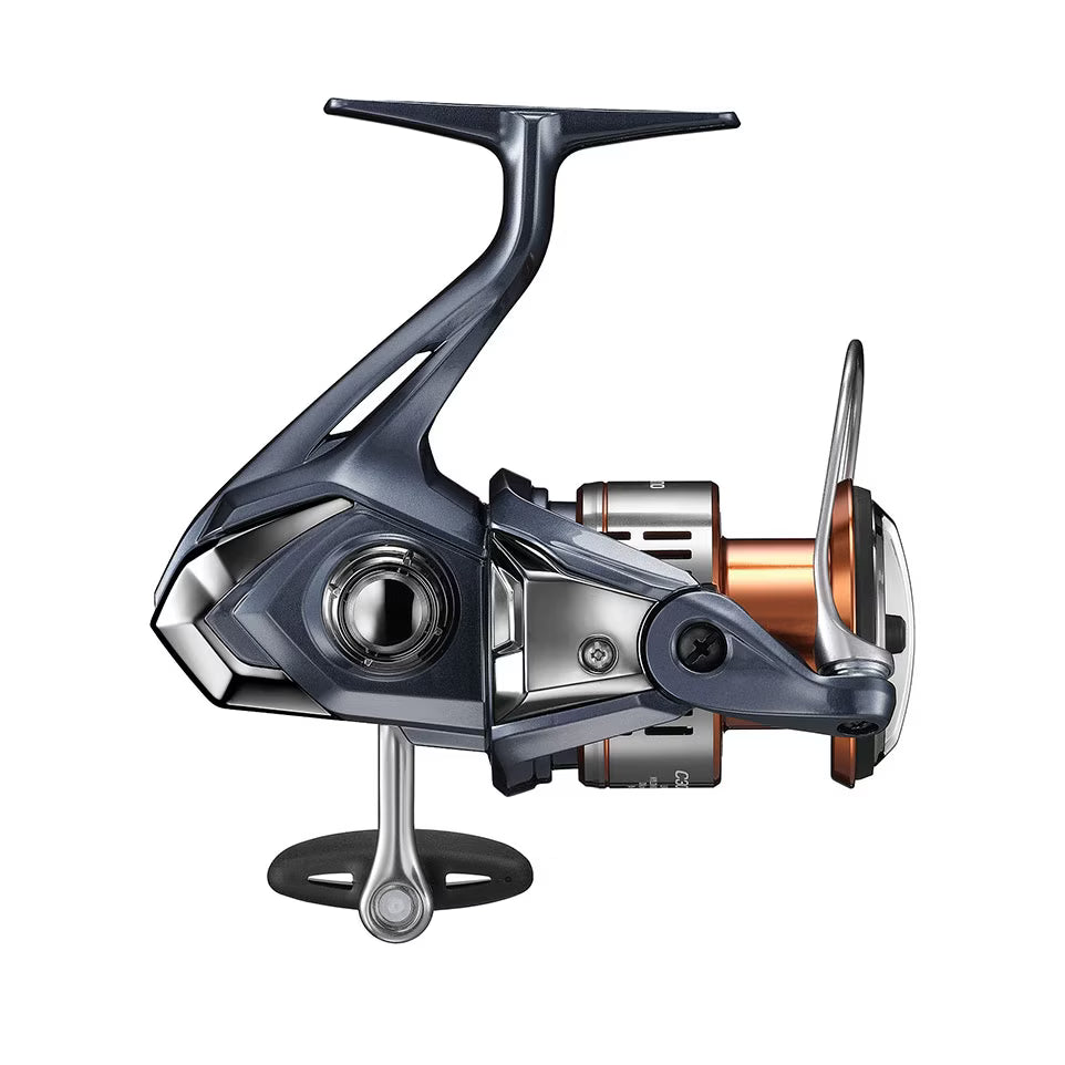 Shimano NASCI spinning reel – side profile