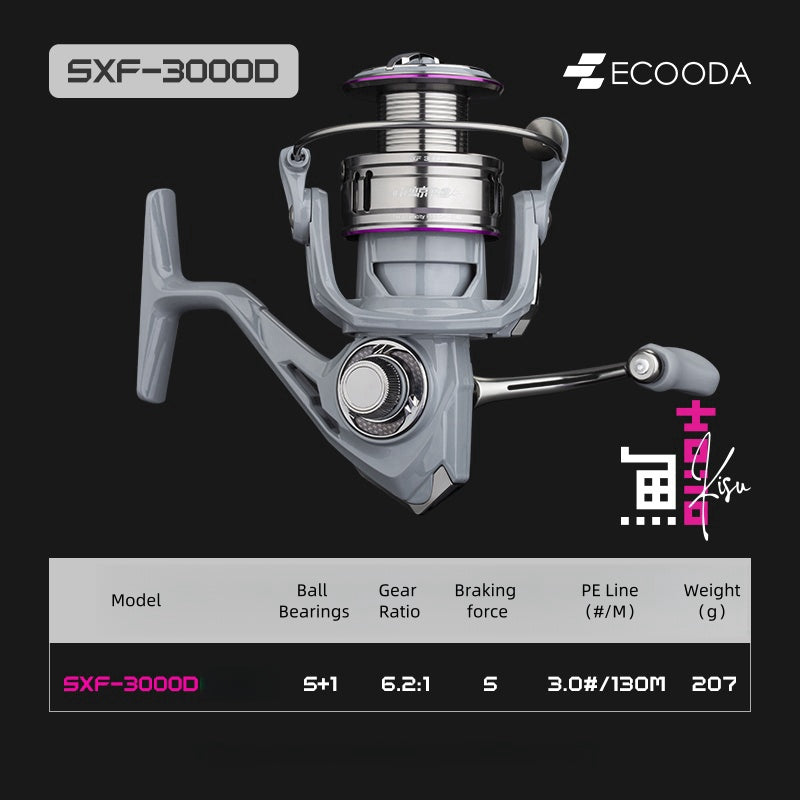 Ecooda SXF-3000D spinning reel specifications