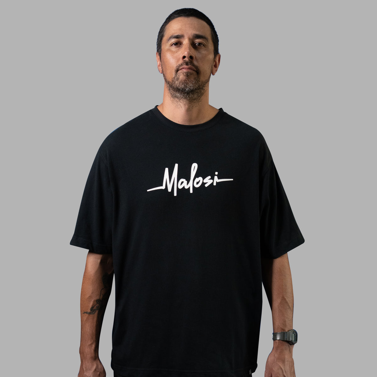 Malosi Staple Tee in Black colour