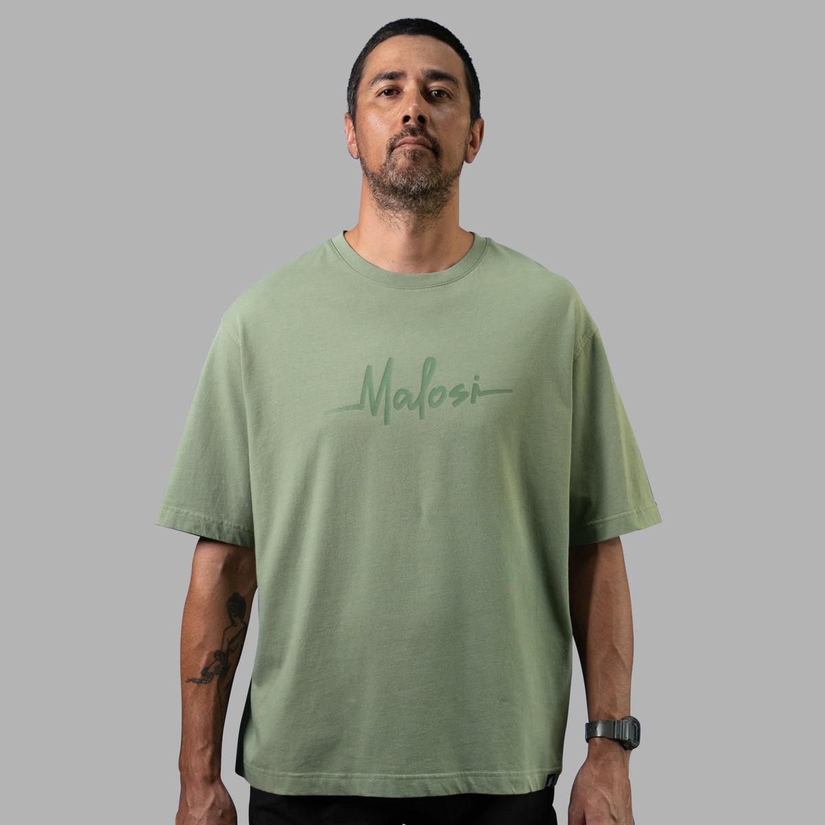 Malosi Staple Tee in Green colour