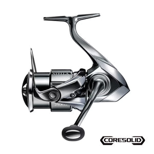 Shimano Stella spinning reel – angled front view