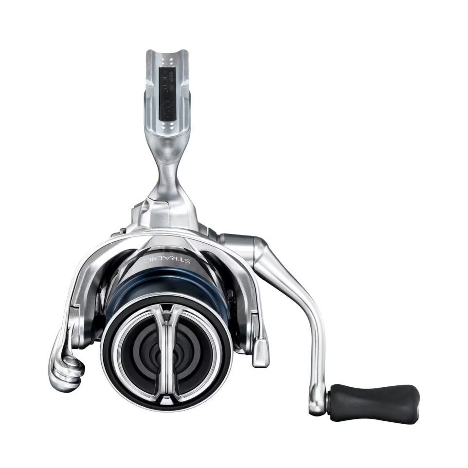 Shimano Stradic spinning reel – rotor and bail detail