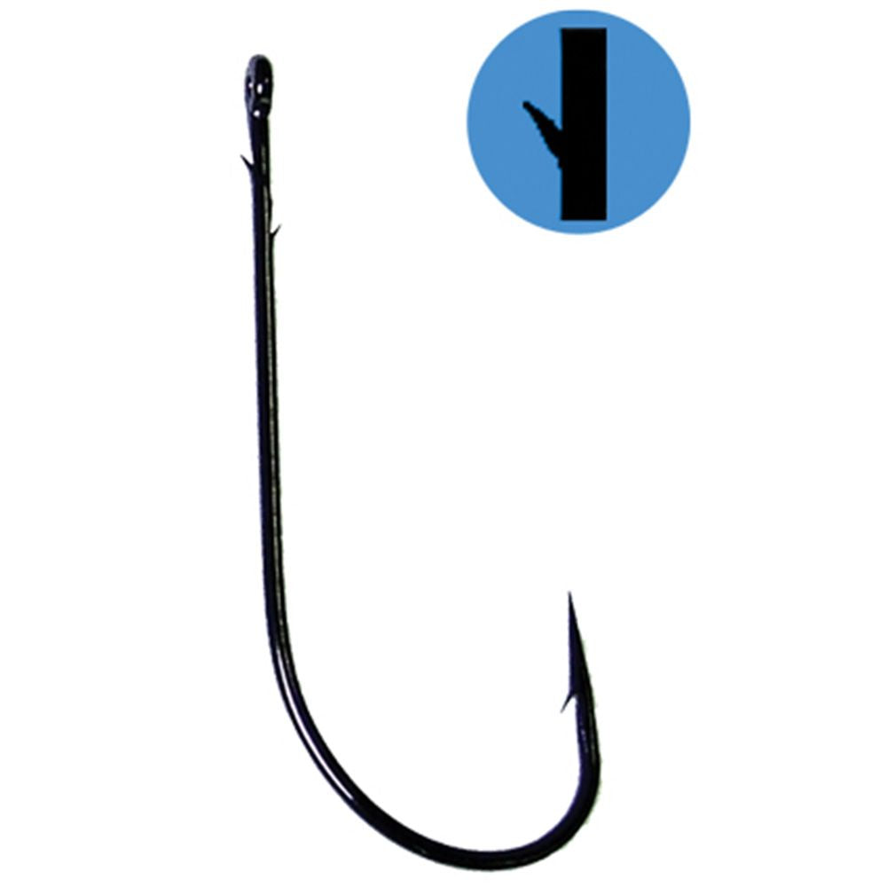 Gamakatsu Worm Black hooks, sold at Wild Current Sydney