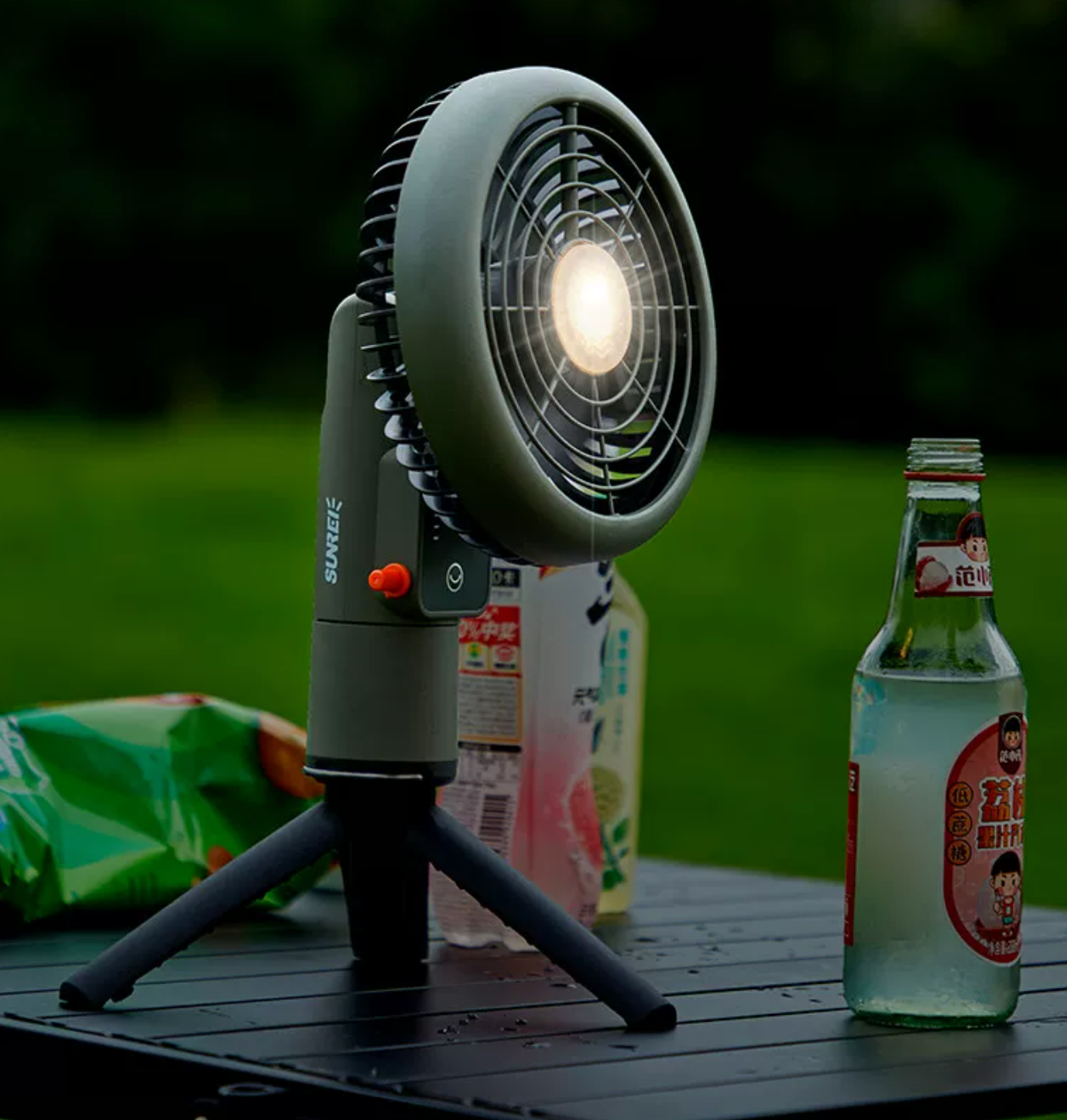 Sunrei Mini Portable Fan Light