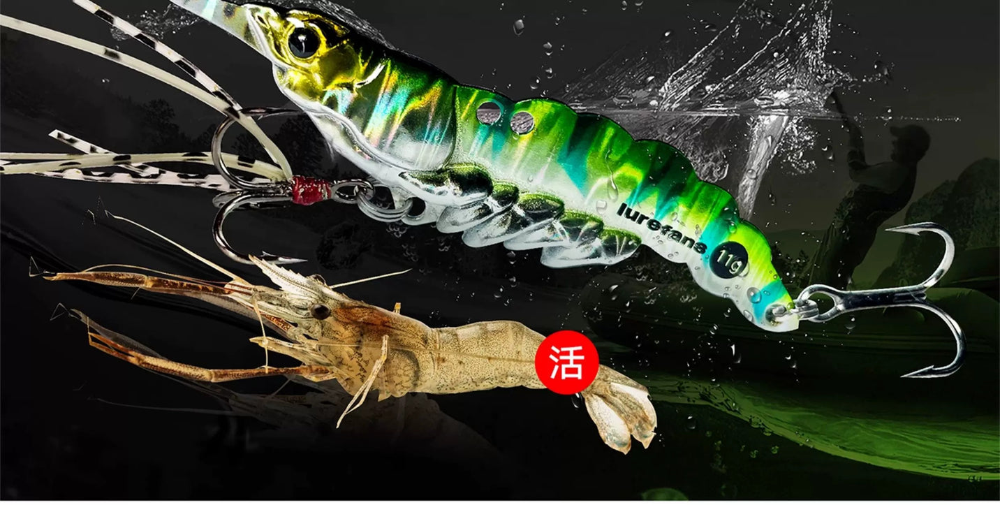Lurefans Green Shrimp VIB product detail