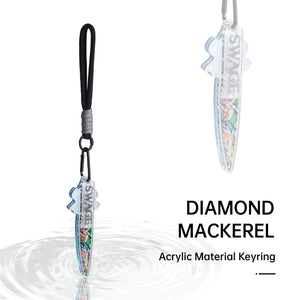 SWAGE FinTide Attack Key Ring Diamond Mackerel Jig