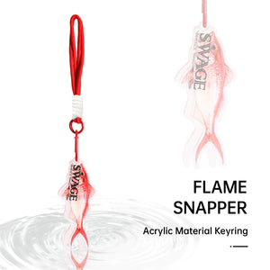 SWAGE FinTide Attack Key Ring Flame Snapper