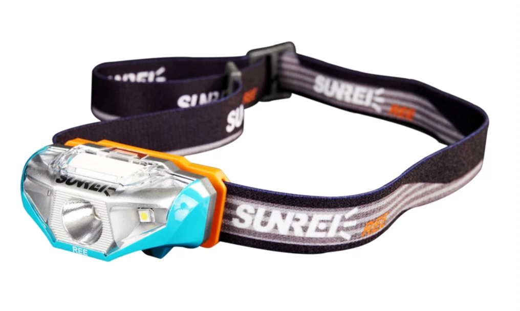 Sunrei REE lightweight outdoor headlamp in black