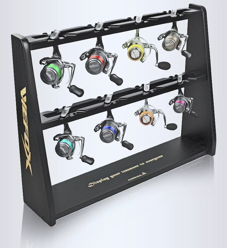 Wefox WDX-1113 Wooden Fishing Reel Rack