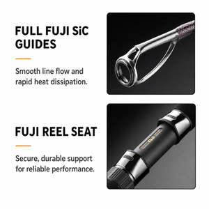 Ecooda Black Light BSG 100H Shore Casting Rod features