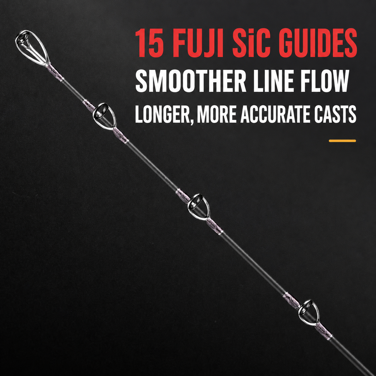 Ecooda Black Light BSG 100H Shore Casting Rod specifications