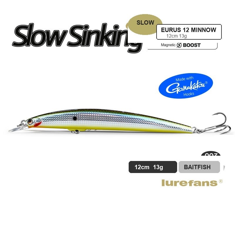 Lurefans EURUS 12 Magnetic Boost minnow detail
