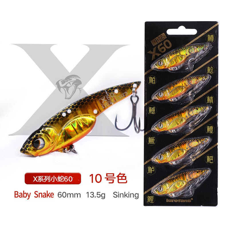 Lurefans X60 Baby Snake 60mm sinking VIB lure