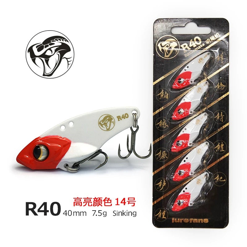 Lurefans R40 Rattlesnake metal VIB lure