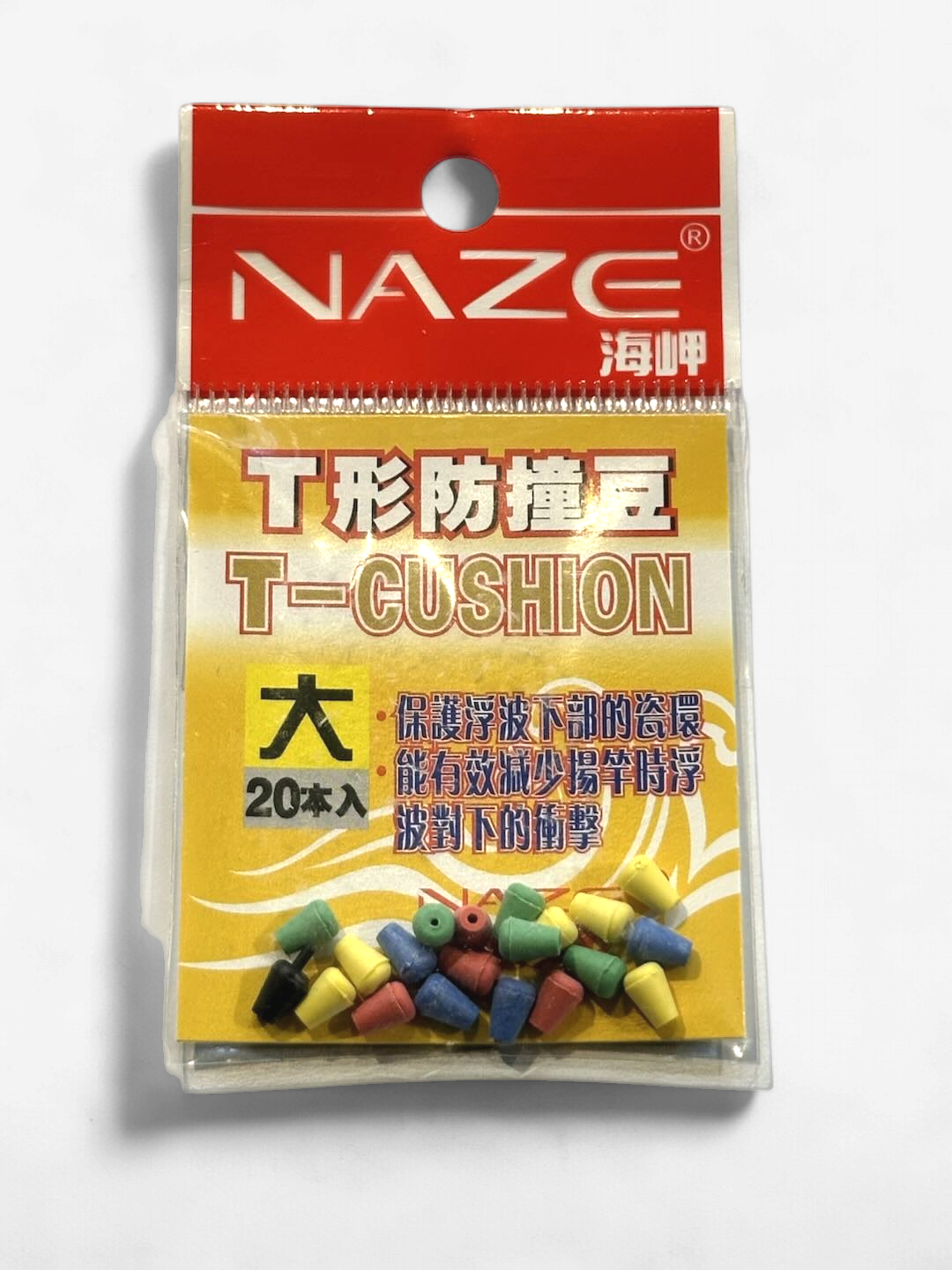JGF T shape cushion – product and packaging