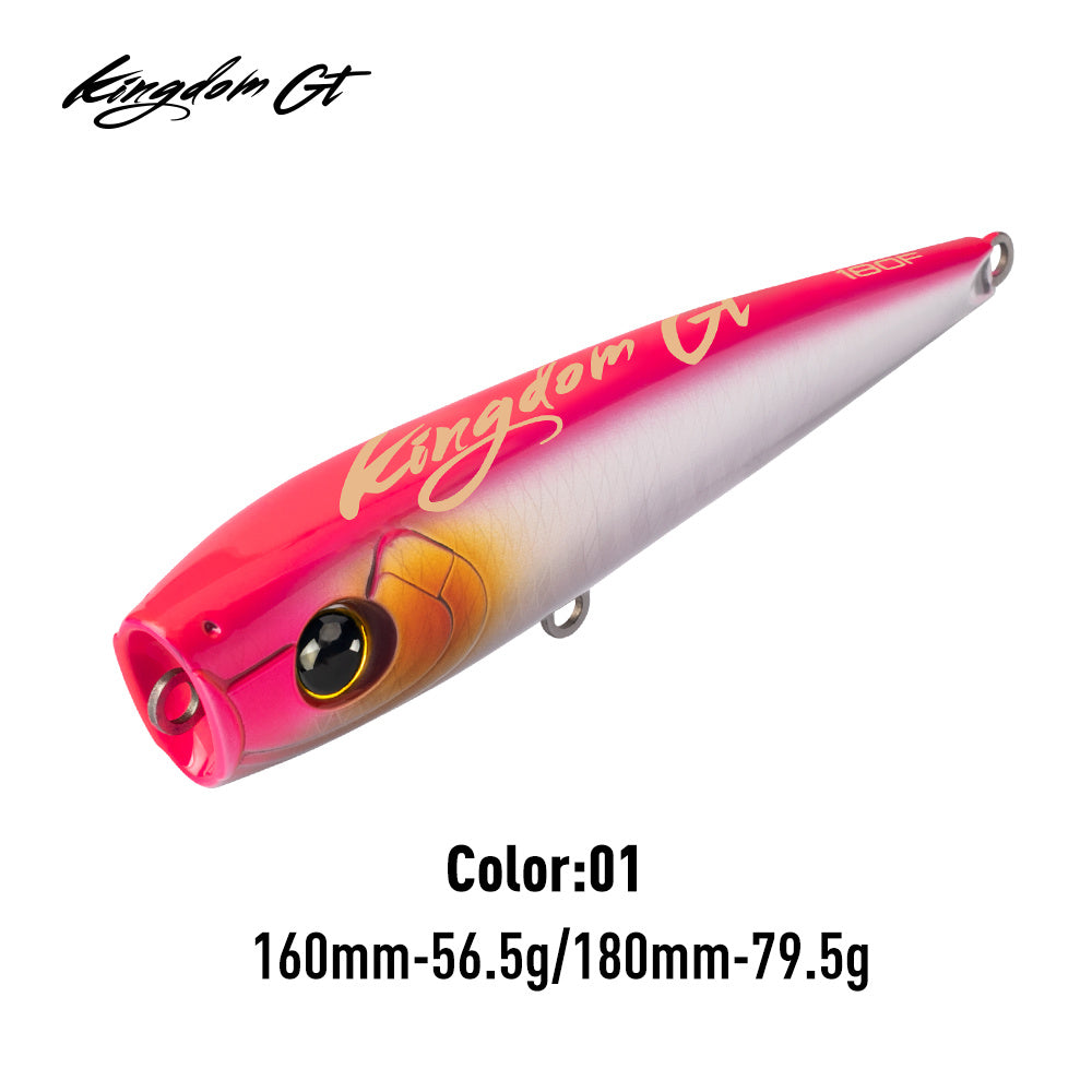Lure Kingdom GT 4565 Havoc Popper - saltwater topwater popper