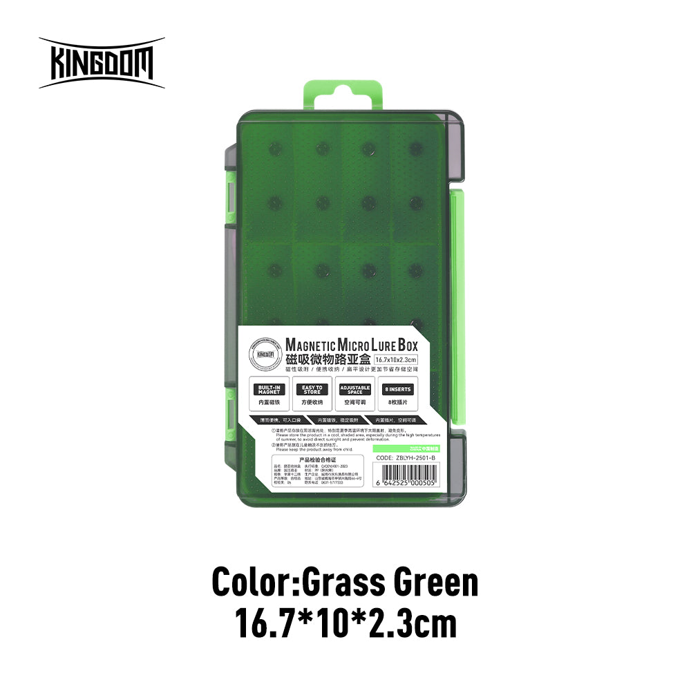 Lure Kingdom LYH-2501 magnetic tackle box green variant