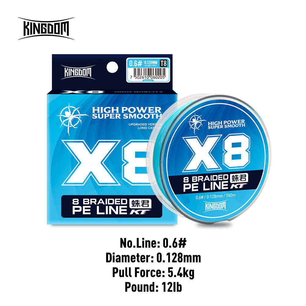 Lure Kingdom YXPE26 X8 braided PE line 0.6