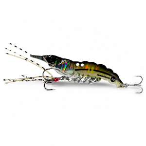 Lurefans Green Shrimp VIB 5g colour 58 on white background