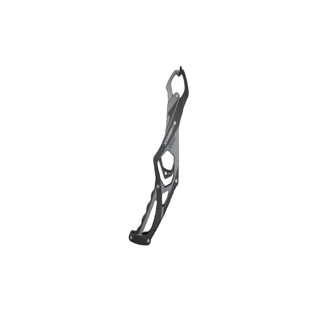 Lureholic aluminium fishing gripper handle detail